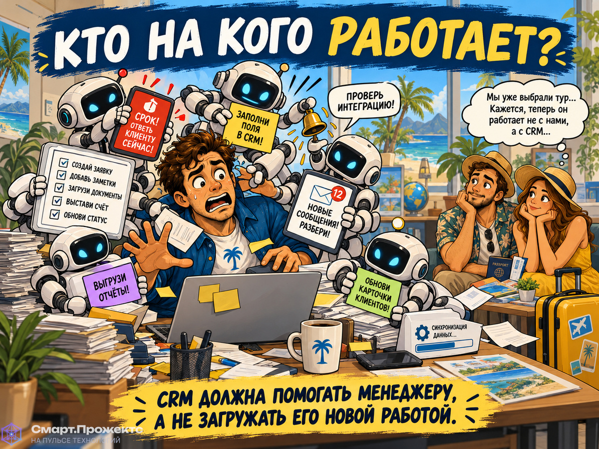 Внедрение CRM: почему автоматизации много, а работать легче не стало